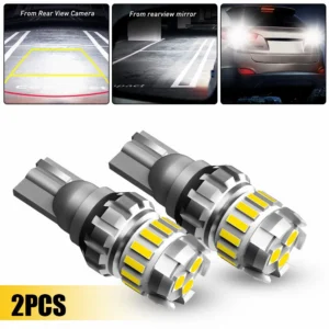 AUXITO 2Pcs W16W T15 LED T16 Bulb Canbus Backup Reverse Led 921 912 LED Bulbs  Error Free 1200LM 6000K White Car Light  ﻿