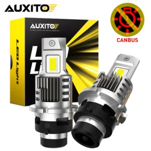 AUXITO 2Pcs D4S D2S LED Headlight Canbus 1:1 HID Xenon Car Lights Turbo Lamps For Toyota Mazda VW Nissan Car Headlamp
