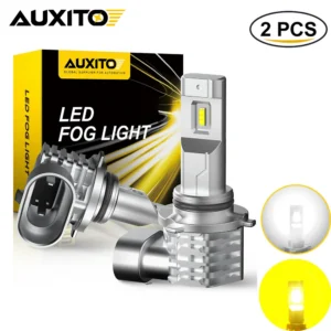 AUXITO 2Pcs Fanless 9006 HB4 Led Fog Light Bulbs Canbus H8 H9 H11 H16JP HB3 9005 LED DRL for Car 360 for Audi Passat Sentra Golf