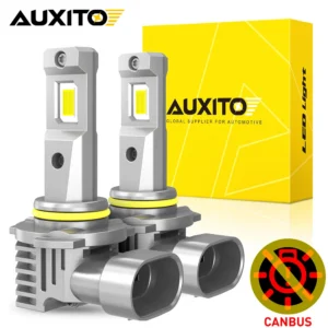 AUXITO 2Pcs Canbus 9005 LED Headlight HB3 Bulb H8 H9 H11 9006 HB4 H4 9002 HB3 LED Car Fog Lights Bulb For Bmw Honda Crv Audi A8