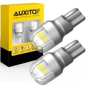 AUXITO 2Pcs Canbus T15 Led High Power T16 Reversa Light for Car Bulb Backup Lights T10 W5W Car Interior Light Side Marker Lamp