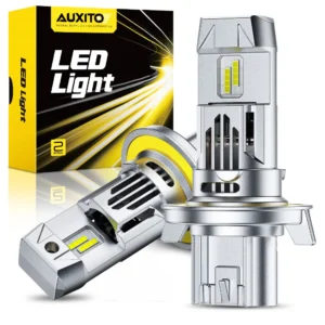 AUXITO 2Pcs H13 9008 LED Headlight Canbus 30000LM High Low Beam 9007 HB5 9003 H4 HB2 H7 LED Headlamp Wireless with Fan Car Bulb