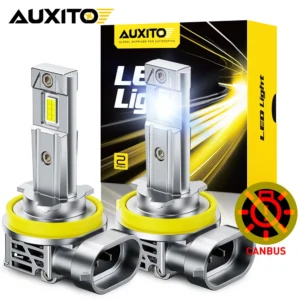 AUXITO 2Pcs 30000LM H11 H8 H9 LED Headlight Bulb Canbus 9005 HB3 HB4 9006 6500K White Max Power 70W LED Bulb For Audi Passat B6