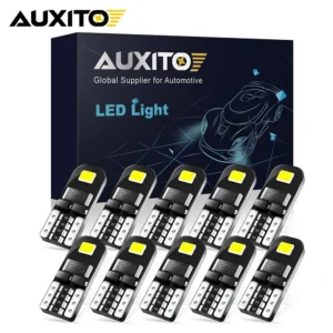 AUXITO 10Pcs T10  W5W Led Bulb Auto Interior Lights 12V 6000k Led Trunk Dome Lamp For Audi A6 C5 A1 A3 A4 B9 B8 B6 A6 C5