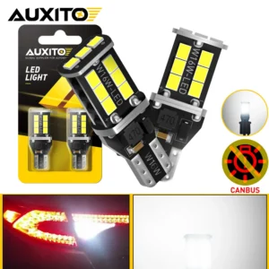 AUXITO 2Pcs Canbus W16W T15 921 LED Bulbs Reverse Light Back Up Lamp T16 912 921 For VW Golf 7 Passat Tiguan T10 W5W LED Lamp