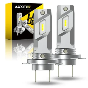AUXITO 2Pcs Canbus H7 LED Headlight 16000LM High Power Bulbs Wireless Fanless 1:1 Mini Size Fog Light For Car Headlamp