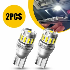 AUXITO 2Pcs Canbus T10 W5W LED Bulbs 168 194 192 LED Car Interior Light Bulb Parking Position Lamp Map Dome Reading Lights 6500K