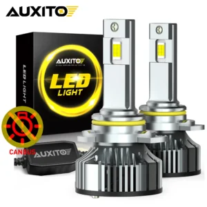 AUXITO 2Pcs Canbus 9005 HB3 LED Headlight 30000LM 100W H8 H9 H11 9012 HIR2 9006 HB4 Auto Bulb Mini Error Free Turbo Lamp Car