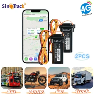 2Units Mini 4G Tracker ST-901L  Waterproof Builtin Battery GPS for SUV Truck Bus Car Anti-Theft With Free APP Online Tracking