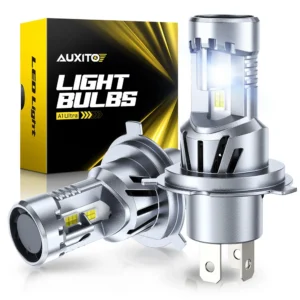 AUXITO 2Pcs Canbus H4 LED Lights High Quality 25000LM 80W High Low Beam For Car Headlight Bulb Automobile Lamp 12V With Dual Fan