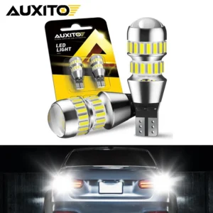 AUXITO 2PCS T15 W16W LED Canbus No Error Bulbs Reverse Lamp Backup Light for Hyundai Tucson Santa Fe i30 Elantra Accent Terracan