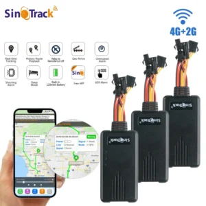 SinoTrack 3PCS ST-906L 4G GPS tracker For Car Vehicle Truck tracking device with Cut Off Oil Free APP