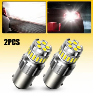 AUXITO 2Pcs 1156 BA15S LED Canbus P21W 1156 1157 BAY15D P21/5W W21/5W T20 7443 7440 For Car Tail Backup Reverse Parking Lamps