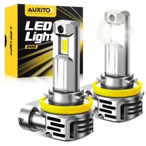 AUXITO 2Pcs Canbus H8 H11 LED Headlights 30000LM Super Bright 9005 HB3 9006 HB4 9012 HIR2 Led Lamp with Turbo Fan