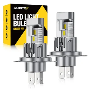 AUXITO 2Pcs Car Headlight H4 LED Canbus Bulbs Headlight Kit 12000LM H4 9003 LED Auto Headlamp Lights Lamp 6500K 12V Wireless