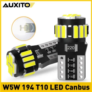 4/2Pcs W5W T10 194 Canbus No Error 4014 SMD For Car Interior Parking Position Lights Super Bright 6500K White Plug And Play 12V
