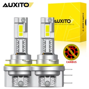 AUXITO 2Pcs CANBUS H15 LED Headlight Bulbs 6500K White 30000LM Car LED High Beam DRL Driving Lamp for BMW Mercedes Audi VW