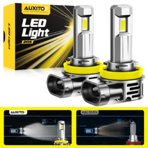 AUXITO 2Pcs 30000LM H11 LED Headlight Canbus Car Headlamp H8 H9 9005 HB3 9006 HB4 9012 HIR2 LED Bulb Turbo Light 6500K White