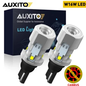 AUXITO 2Pcs T15 W16W LED Bulb Canbus Car Backup Reverse Lights Error free Auto Bulbs 921 912 LED Parking Lamp Car Lights