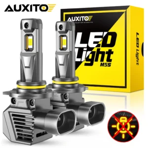 AUXITO 2Pcs 22000LM 9012 HIR2 LED Headlight Bulbs Canbus Super Bright For Toyota CHR RAV4 Corolla Hybrid Auris LED Head Lamp