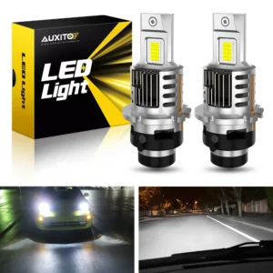AUXITO 2Pcs D4S D2S LED Headlight HID Xenon Car Lights Turbo Lamps Canbus Headlamp Headlamp For Nissan Mitsubishi Mazda