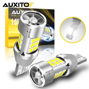 AUXITO 2Pcs Canbus W16W T15 LED Bulbs 32W 4000LM Super Bright 18PCS 3030SMD LED Backup Light 921 912 T16 LED Bulbs No Error
