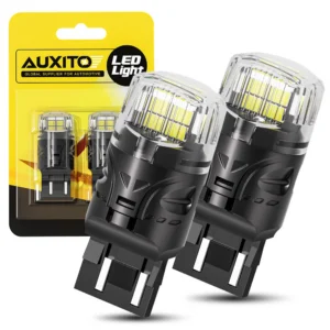AUXITO 2Pcs T20 7443 W21W Led Bulbs Canbus 7440 W21/5W Car Backup Parking Position Light DRL Daytime Running Lamp 6500K 12V