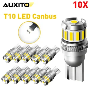 AUXITO 10/2Pcs Canbus T10 W5W Led Bulbs Car Interior light for Toyota Sienta Noah Voxy Esquire VELLFIRE 194 501 168 Bulb Lamp